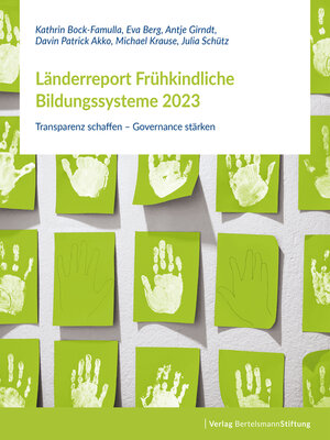 cover image of Länderreport Frühkindliche Bildungssysteme 2023